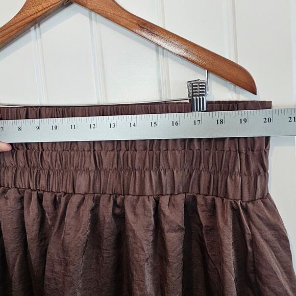 Lane Bryant Satin Y2K Skirt Womens Size 14/16 High Low Pleated Silky Boho Fairy - Picture 7 of 10